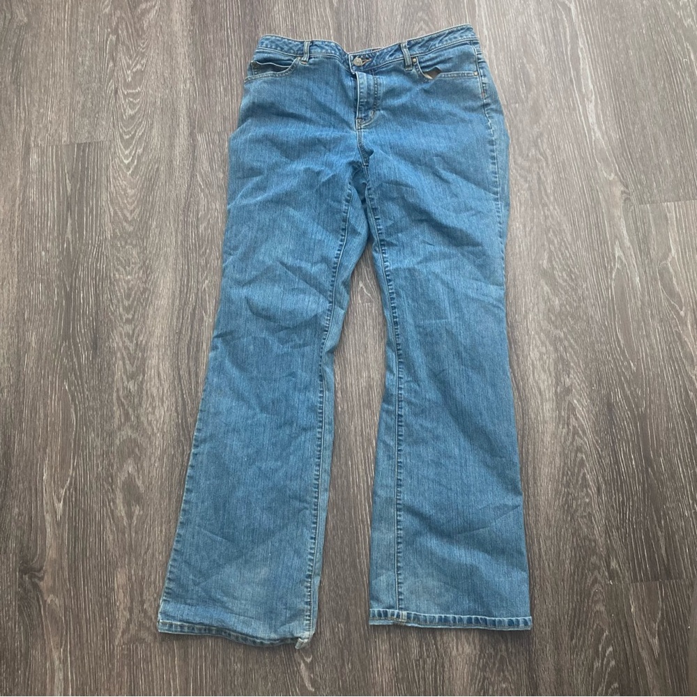 CAbi Blue Flare & Wide Leg Jeans